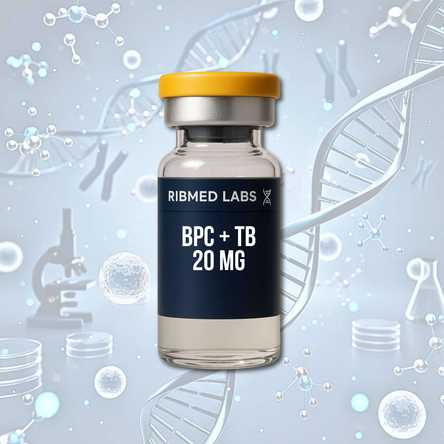 BPC-157 10mg + TB 500 10mg – RibMed Labs